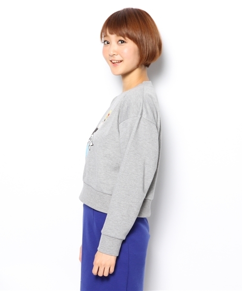 WEGO（ウィゴー）の「WEGO/ピンナップガールスウェット（スウェット・レディース・オフホワイト/杢グレー/ネイビー・FREE）」の10枚目の写真