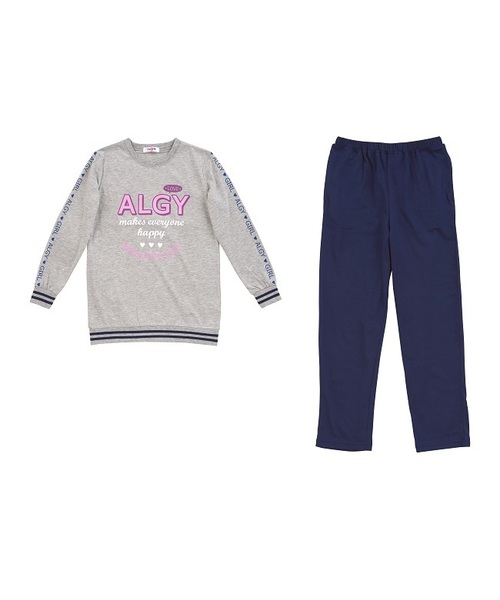 Algy アルジー の Algy長袖ロゴパジャマ ルームウェア パジャマ Wear