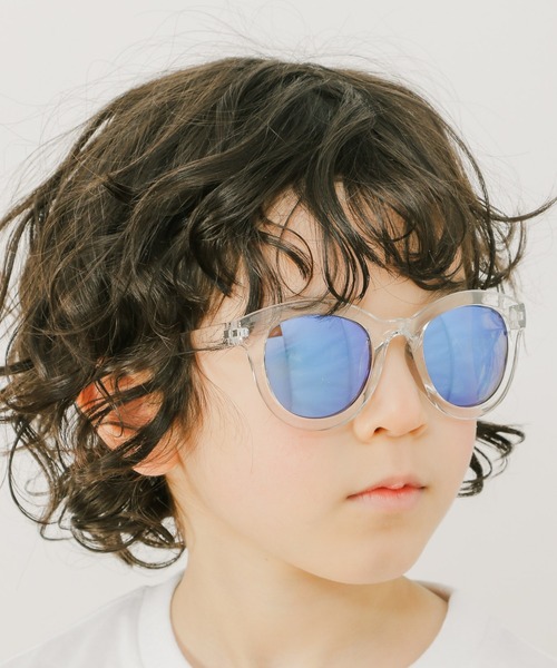 BAYFLOW（ベイフロー）の「[UVカット機能つき]クリアサングラス(KIDS)（サングラス・キッズ・ベージュ/ピンク/その他/ブルー/グリーン・FREE）」の3枚目の写真