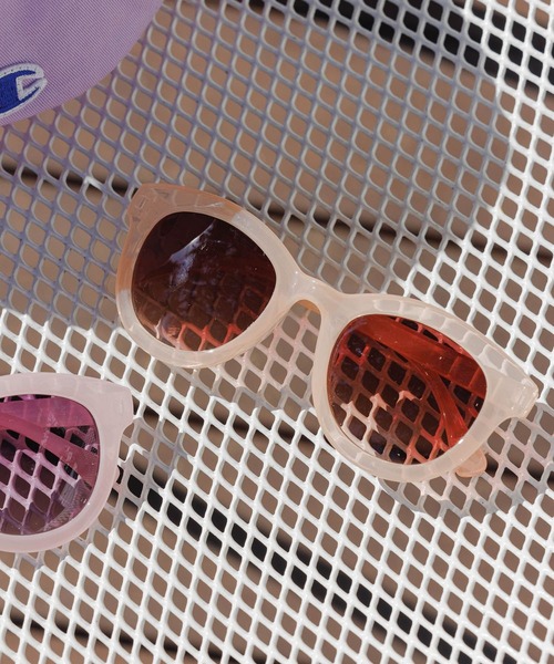 BAYFLOW（ベイフロー）の「[UVカット機能つき]クリアサングラス(KIDS)（サングラス・キッズ・ベージュ/ピンク/その他/ブルー/グリーン・FREE）」の12枚目の写真