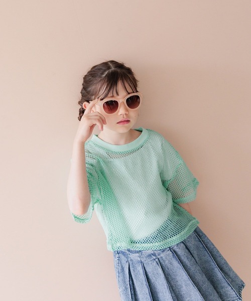 BAYFLOW（ベイフロー）の「[UVカット機能つき]クリアサングラス(KIDS)（サングラス・キッズ・ベージュ/ピンク/その他/ブルー/グリーン・FREE）」の9枚目の写真