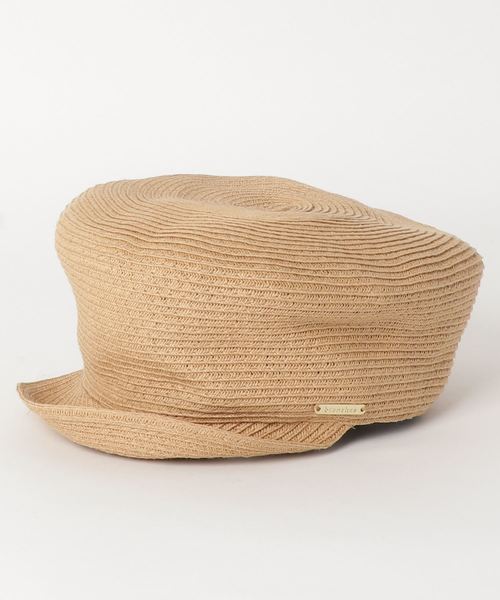 BRANSHES（ブランシェス）の「ペーパーキャスケット（キャスケット・キッズ・アイボリー/ベージュ・48cm/50cm/52cm/54cm/56cm）」の2枚目の写真