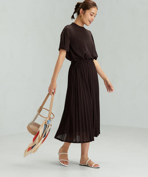 Green Label Relaxing Ffc Tavii カット プリーツ ワンピース Wear