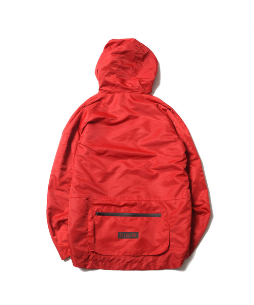 VIRGOwearworks（ヴァルゴウェアワークス）の「BIG POCKET MOUNTAIN PARKA（ナイロンジャケット・メンズ・ブラック/イエロー/レッド・4/3/2）」の13枚目の写真