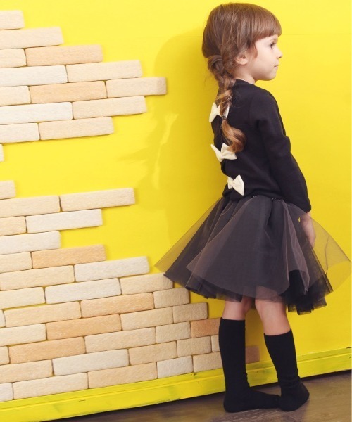 Rora（ローラ）の「ボリー チュチュスカート(2color)（スカート・キッズ・チャコールグレー/ブラック・110cm/100cm/120cm/130cm/140cm/90cm）」の15枚目の写真