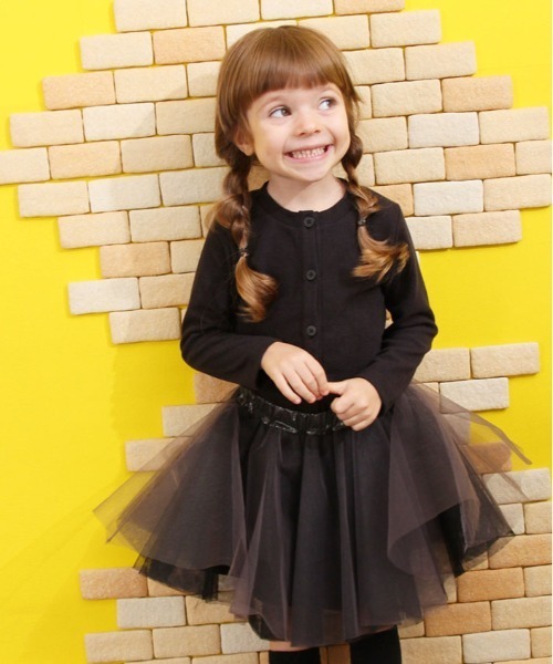 Rora（ローラ）の「ボリー チュチュスカート(2color)（スカート・キッズ・チャコールグレー/ブラック・110cm/100cm/120cm/130cm/140cm/90cm）」の17枚目の写真