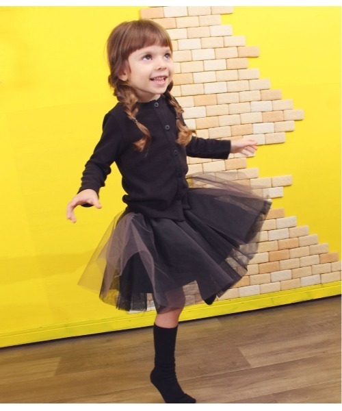 Rora（ローラ）の「ボリー チュチュスカート(2color)（スカート・キッズ・チャコールグレー/ブラック・110cm/100cm/120cm/130cm/140cm/90cm）」の3枚目の写真