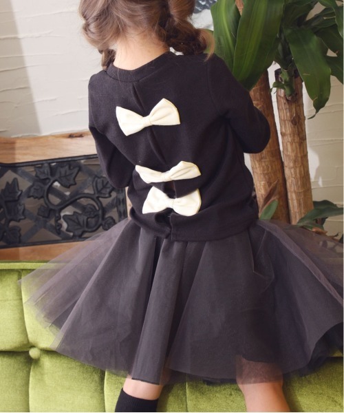 Rora（ローラ）の「ボリー チュチュスカート(2color)（スカート・キッズ・チャコールグレー/ブラック・110cm/100cm/120cm/130cm/140cm/90cm）」の6枚目の写真