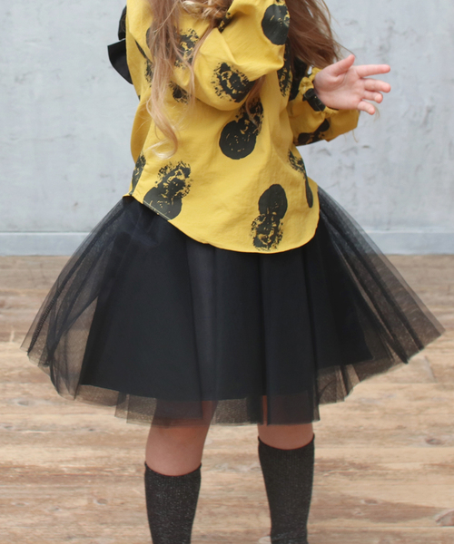 Rora（ローラ）の「ボリー チュチュスカート(2color)（スカート・キッズ・チャコールグレー/ブラック・110cm/100cm/120cm/130cm/140cm/90cm）」の10枚目の写真