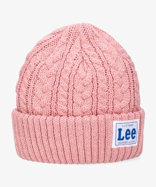 Lee（リー）の「【Lee】KIDS CABLE WATCH ACRYLIC / 【リー】キッズ　ケーブル　ワッチアクリル　オーバーライド（ニットキャップ/ビーニー・キッズ・ブラック/グレー/ホワイト/ピンク/イエロー/ネイビー/ダークパープル/モスグリーン・FREE）」の8枚目の写真