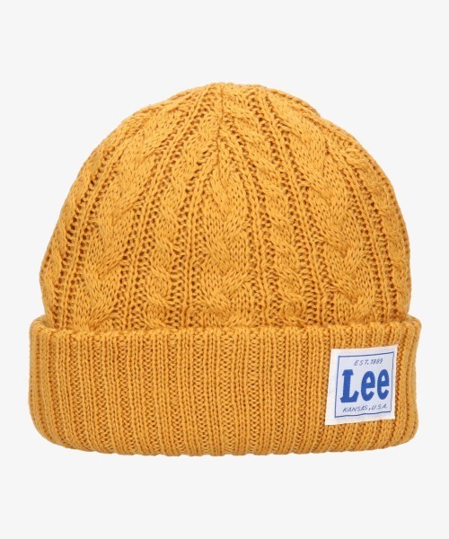 Lee（リー）の「【Lee】KIDS CABLE WATCH ACRYLIC / 【リー】キッズ　ケーブル　ワッチアクリル　オーバーライド（ニットキャップ/ビーニー・キッズ・ブラック/グレー/ホワイト/ピンク/イエロー/ネイビー/ダークパープル/モスグリーン・FREE）」の7枚目の写真