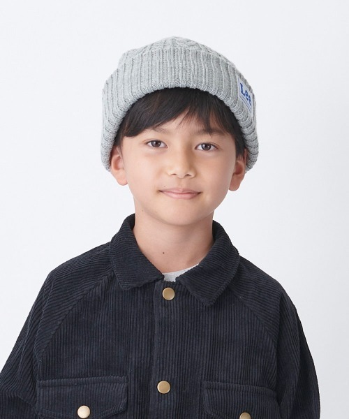 Lee（リー）の「【Lee】KIDS CABLE WATCH ACRYLIC / 【リー】キッズ　ケーブル　ワッチアクリル　オーバーライド（ニットキャップ/ビーニー・キッズ・ブラック/グレー/ホワイト/ピンク/イエロー/ネイビー/ダークパープル/モスグリーン・FREE）」の20枚目の写真
