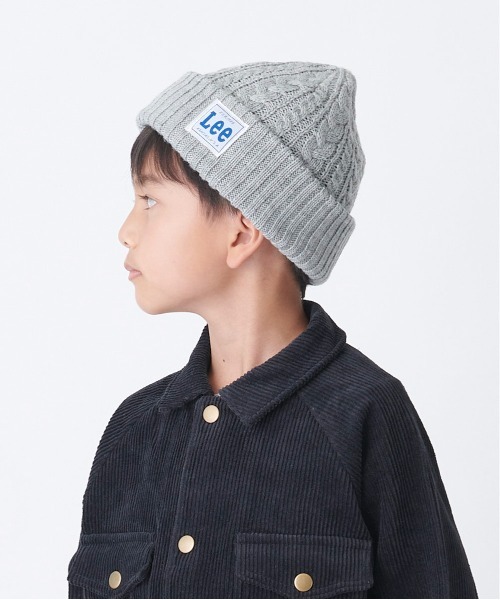 Lee（リー）の「【Lee】KIDS CABLE WATCH ACRYLIC / 【リー】キッズ　ケーブル　ワッチアクリル　オーバーライド（ニットキャップ/ビーニー・キッズ・ブラック/グレー/ホワイト/ピンク/イエロー/ネイビー/ダークパープル/モスグリーン・FREE）」の21枚目の写真