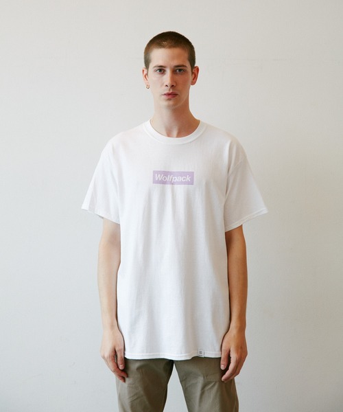 ROTTWEILER(ロットワイラー)の「Box Wolfpack Tee(Tシャツ/カットソー)」|パープル