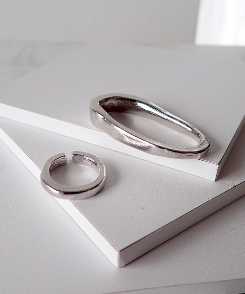 SALON（サロン）の「ダブルリング（リング・レディース・シルバー/ゴールド・FREE）」の3枚目の写真