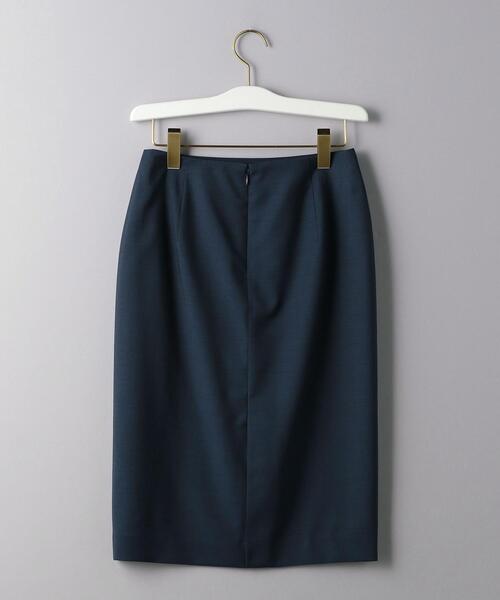 UNITED ARROWS - coco 未使用品 ユナイテッドアローズ UNITED ARROWS レディース スカート S 紺系 ネイビー系 ストレッチ UNITED ARROWS（ユナイテッドアローズ）カットジャガード