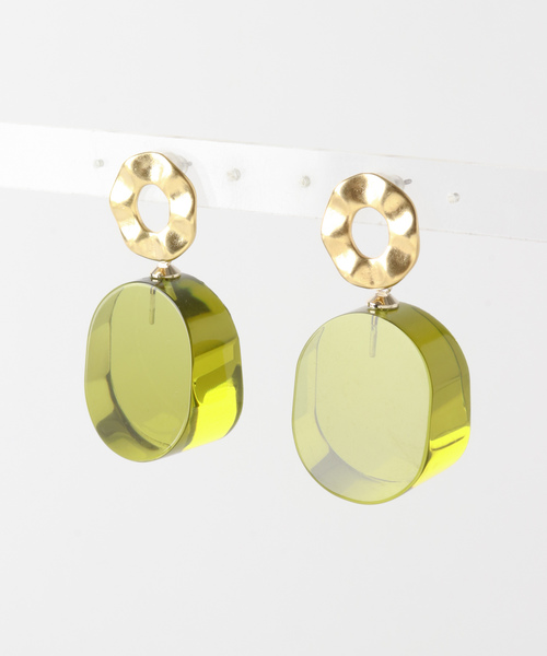 SMELLY(スメリー)の「カラークリアリッタイパーツピアス(ピアス(両耳用)・レディース・ゴールド系その他・-)」の4枚目の写真