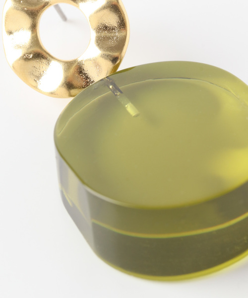 SMELLY(スメリー)の「カラークリアリッタイパーツピアス(ピアス(両耳用)・レディース・ゴールド系その他・-)」の3枚目の写真