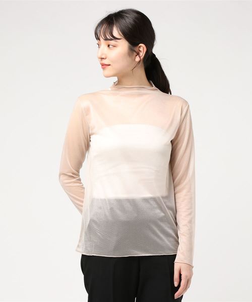 WEGO(ウィゴー)の「WEGO/【2点セット】シアーロンT付きビスチェ(Tシャツ/カットソー・レディース・ブラック/ライトブラウン・FREE)」の13枚目の写真