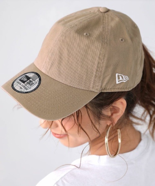 NEW ERA（ニューエラ）の「【NEW ERA】Casual Classic ベーシック [BSC]（キャップ・メンズ・ネイビー/ホワイト/ベージュ/ブラック/アイボリー/パープル/グリーン/オレンジ/ホワイト系その他・FREE）」の5枚目の写真