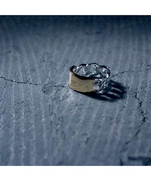 口コミ サイト 商品 YArKA/ヤーカ】silver925 flat face&chain ring[ffac]/フラット アクセサリー