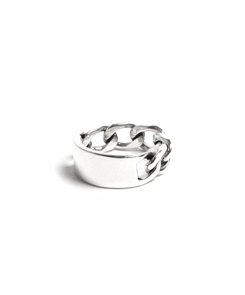 SILVER925 FLAT LINK CHAIN RING /シルバー/リング SILVER925 FLAT LINK CHAIN RING /シルバー/リング 17号～