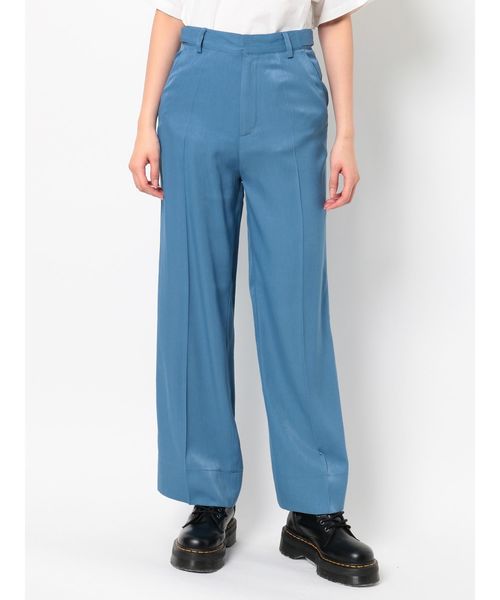 jouetie（ジュエティ）の「ハーフスリーブジャケットシャツ*センタータックストレートパンツ（テーラードジャケット・レディース・ブラック/ブルー/グリーン/アイボリー/その他1・MEDIUM/LARGE）」の17枚目の写真