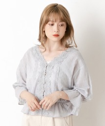 one after another NICE CLAUP | インナーセットからみレースブラウス(シャツ/ブラウス)