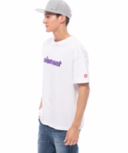 ELEMENT(エレメント)の「ELEMENT メンズ SLIDE LOGO SS Tシャツ/エレメント 半袖 ストリート スケート(Tシャツ/カットソー・メンズ・ホワイト系その他/ブラック/ホワイト・X-LARGE/LARGE/MEDIUM)」の1枚目の写真