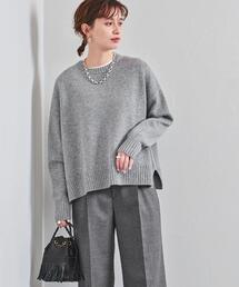 UNITED ARROWS | UWSC スリット クルーネック ニット†(ニット/セーター)