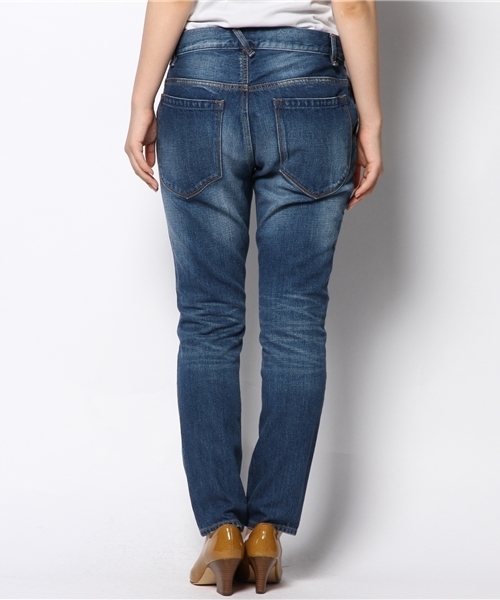 NANO universe（ナノユニバース）の「テーパードデニムパンツ（デニムパンツ・レディース・ネイビー/ブルー/インディゴブルー・36/34/38）」の5枚目の写真