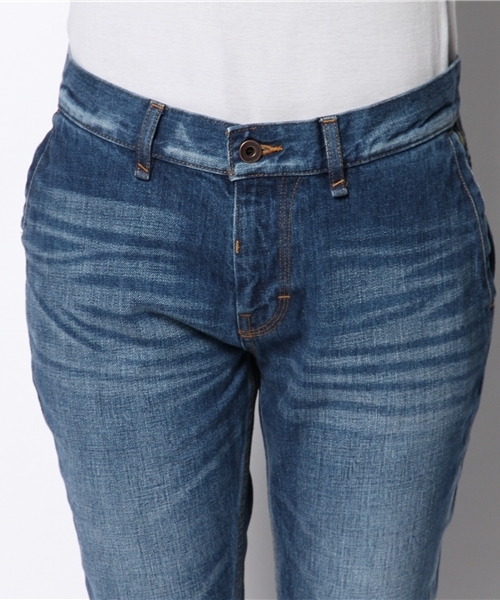 NANO universe（ナノユニバース）の「テーパードデニムパンツ（デニムパンツ・レディース・ネイビー/ブルー/インディゴブルー・36/34/38）」の6枚目の写真