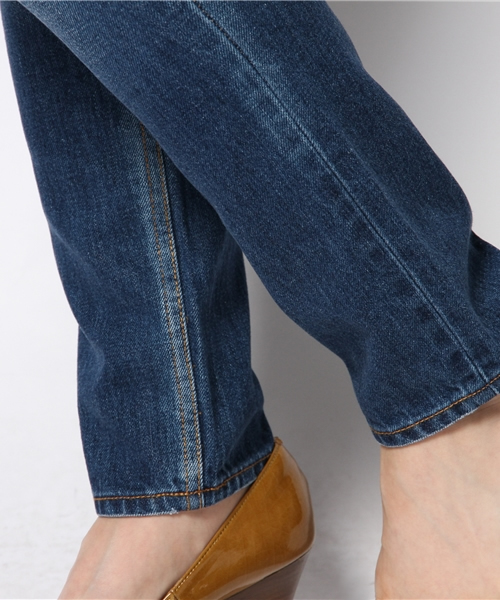 NANO universe（ナノユニバース）の「テーパードデニムパンツ（デニムパンツ・レディース・ネイビー/ブルー/インディゴブルー・36/34/38）」の9枚目の写真