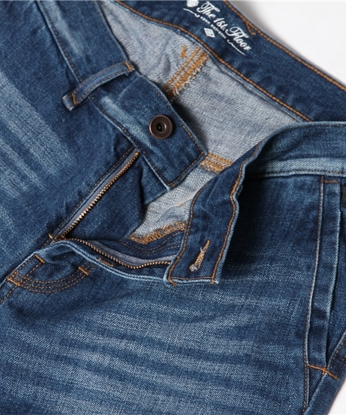 NANO universe（ナノユニバース）の「テーパードデニムパンツ（デニムパンツ・レディース・ネイビー/ブルー/インディゴブルー・36/34/38）」の10枚目の写真