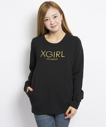 X-girl | XG LOGO SWEAT CREW NECK TOP(スウェット)