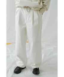 MONKEY TIME | ＜monkey time＞ WHITE KATYRAGI 2P WIDE PANTS/ワイドパンツ(デニムパンツ)