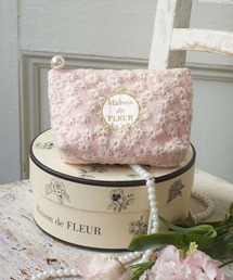 Maison de FLEUR | フラワー刺繍ミニポーチ(ポーチ)