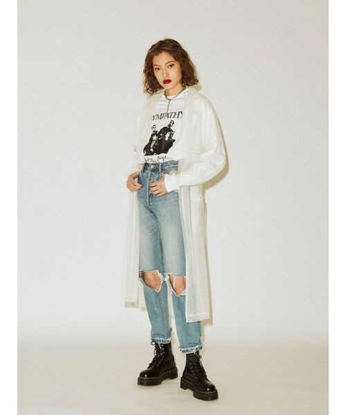 jouetie（ジュエティ）の「レイヤードチュールトップスセット（Tシャツ/カットソー・レディース・オフホワイト/グリーン/ブラック・MEDIUM）」の14枚目の写真