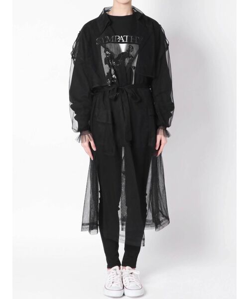 jouetie（ジュエティ）の「レイヤードチュールトップスセット（Tシャツ/カットソー・レディース・オフホワイト/グリーン/ブラック・MEDIUM）」の17枚目の写真