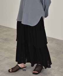 w closet | レースティアードスカート(スカート)