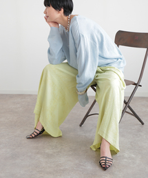 【Rito/リト】 スカーフガラカシュクールパンツ