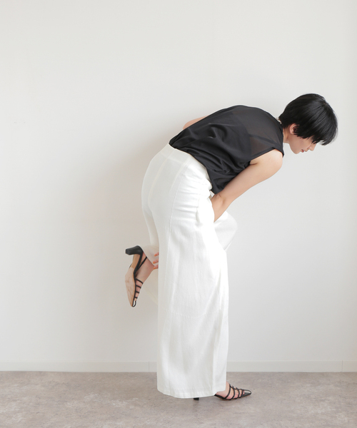 RITO（リト）の「【Rito/リト】 スカーフガラカシュクールパンツ（その他パンツ・レディース・ホワイト/ネイビー/アーミー・FREE）」の22枚目の写真