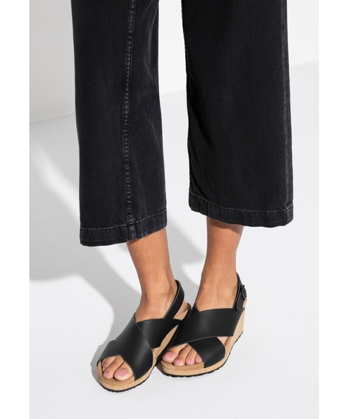 BIRKENSTOCK(ビルケンシュトック)の「【New】パピリオ Samira/サミラ ブラック(ナロー)(サンダル)」|ブラック