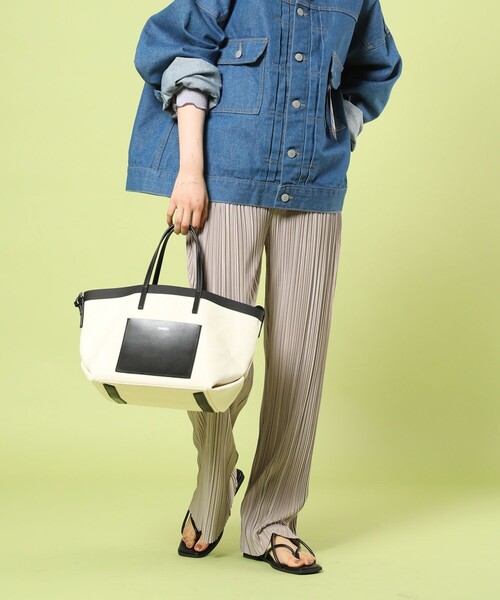 FREAK'S STORE（フリークスストア）の「セルフカットプリーツレギンス（スラックス・レディース・ブラック/グレー/サックスブルー/オレンジ・ﾌﾘ-）」の20枚目の写真