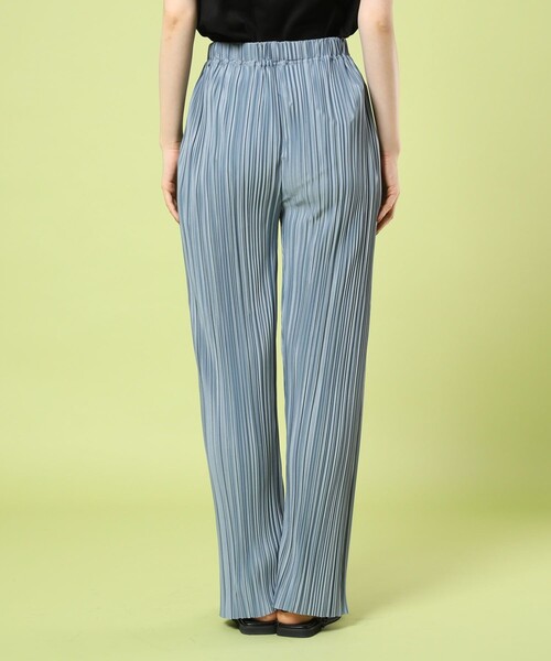 FREAK'S STORE（フリークスストア）の「セルフカットプリーツレギンス（スラックス・レディース・ブラック/グレー/サックスブルー/オレンジ・ﾌﾘ-）」の10枚目の写真