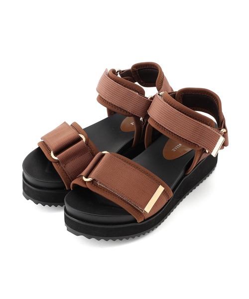 MADEMOISELLE ROPE'(マドモアゼル ロペ)の「ワイドベルトスポーツサンダル(サンダル・レディース・ブラック/ブラウン系その他3・35.5/36.5/37.5)」の15枚目の写真