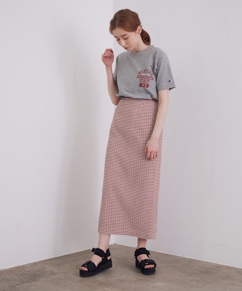 ROPE’ - 確認用　ロペマドモアゼル　ハイゲージ天竺ワイドショートTシャツ minsobi tシャツ ルーズフィットドローストリングカットソー