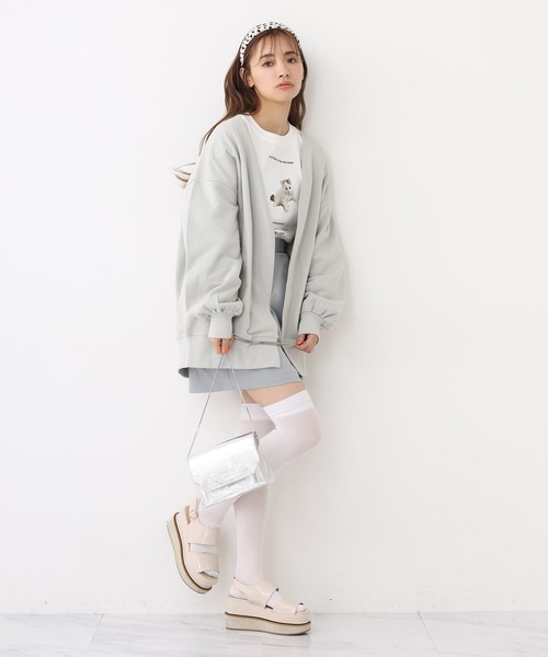 one after another NICE CLAUP（ワンアフターアナザーナイスクラップ）の「アソートプリントスウェット（Tシャツ/カットソー・レディース・グレー/サックスブルー/アイボリー/オフホワイト・FREE）」の18枚目の写真