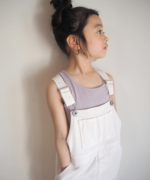 CIAOPANIC TYPY(チャオパニックティピー)の「アシンメトリーデザインタンクトップ(タンクトップ・キッズ・チャコールグレー/ベージュ/グレー系その他/バイオレット/ミント/アイボリー・SMALL/MEDIUM/LARGE/X-LARGE/XX-LARGE)」の4枚目の写真