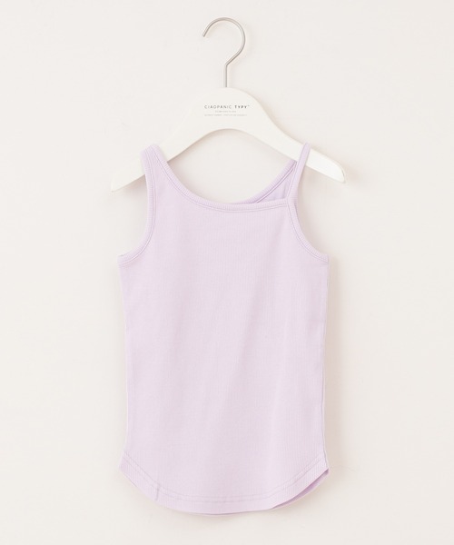 CIAOPANIC TYPY(チャオパニックティピー)の「アシンメトリーデザインタンクトップ(タンクトップ・キッズ・チャコールグレー/ベージュ/グレー系その他/バイオレット/ミント/アイボリー・SMALL/MEDIUM/LARGE/X-LARGE/XX-LARGE)」の14枚目の写真